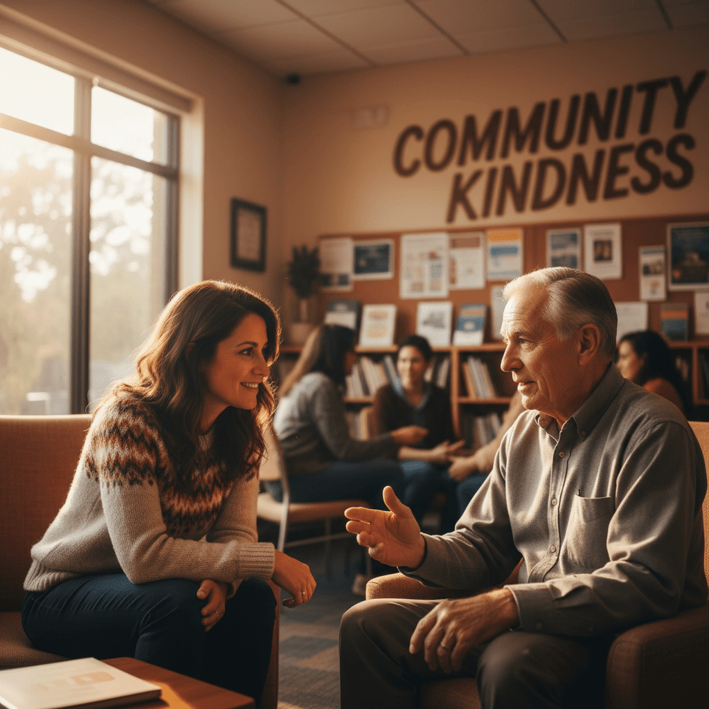 Community support conversation in Atlanta